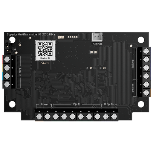 [FIBRA-MULTITRANSMITTER-IO4X4] FIBRA-MULTITRANSMITTER-IO4X4 - Módulo de 4 entradas/4 salidas - Protocolo Fibra - Certificado...