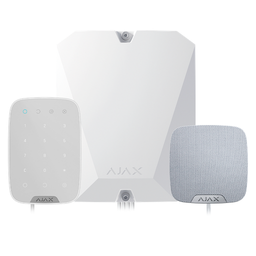 [FIBRA-KIT1-PRO-2G-W] FIBRA-KIT1-PRO-2G-W - Kit de alarma profesional - Certificado Grado 3 - Comunicación Ethernet...