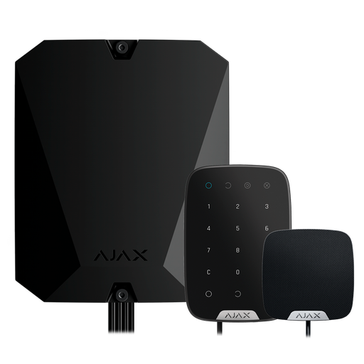 [FIBRA-KIT1-PRO-4G-B] FIBRA-KIT1-PRO-4G-B - Kit de alarma profesional - Certificado Grado 3 - Comunicación Ethernet...