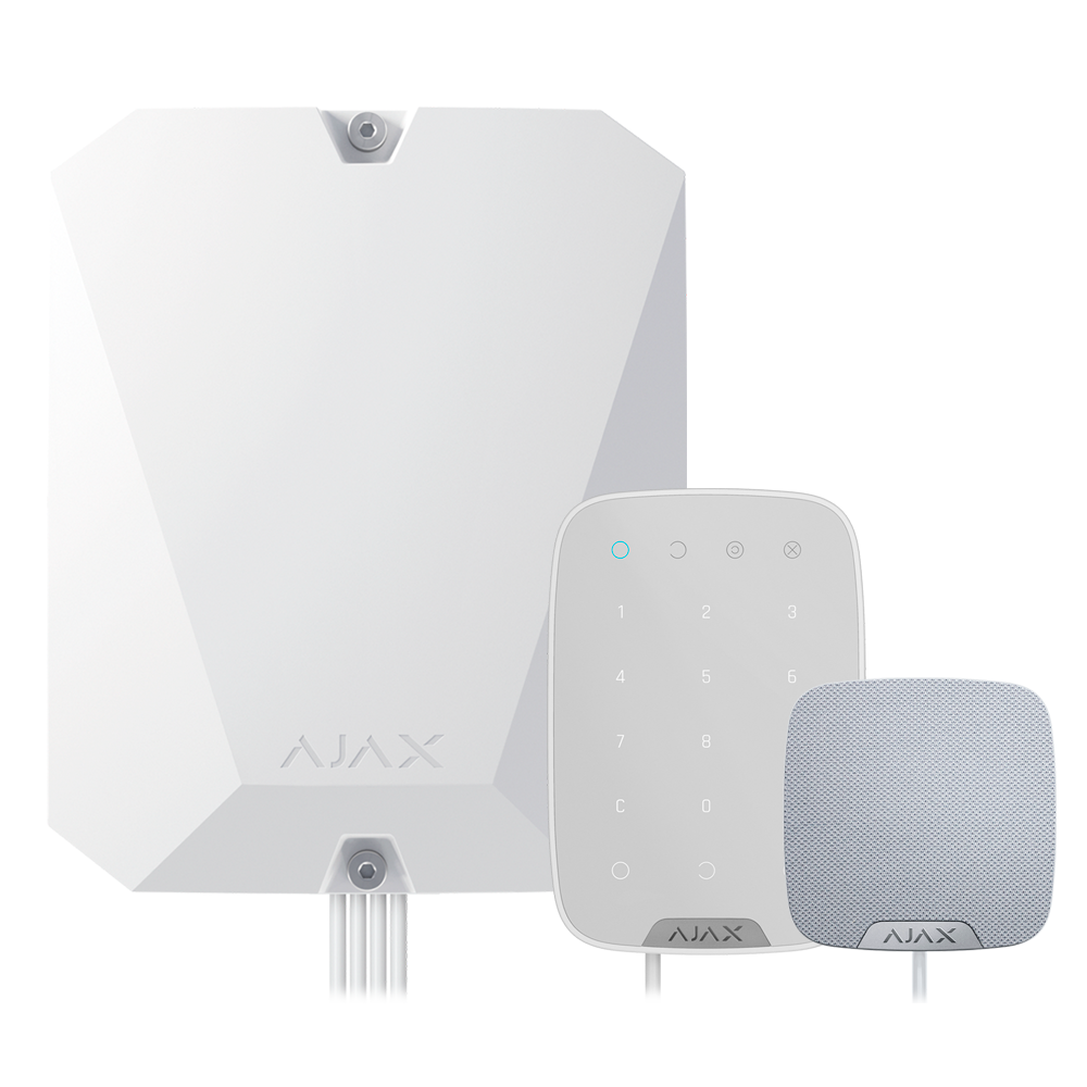 FIBRA-KIT1-PRO-4G-W - Kit de alarma profesional - Certificado Grado 3 - Comunicación Ethernet...