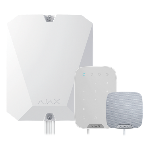 [FIBRA-KIT1-PRO-4G-W] FIBRA-KIT1-PRO-4G-W - Kit de alarma profesional - Certificado Grado 3 - Comunicación Ethernet...