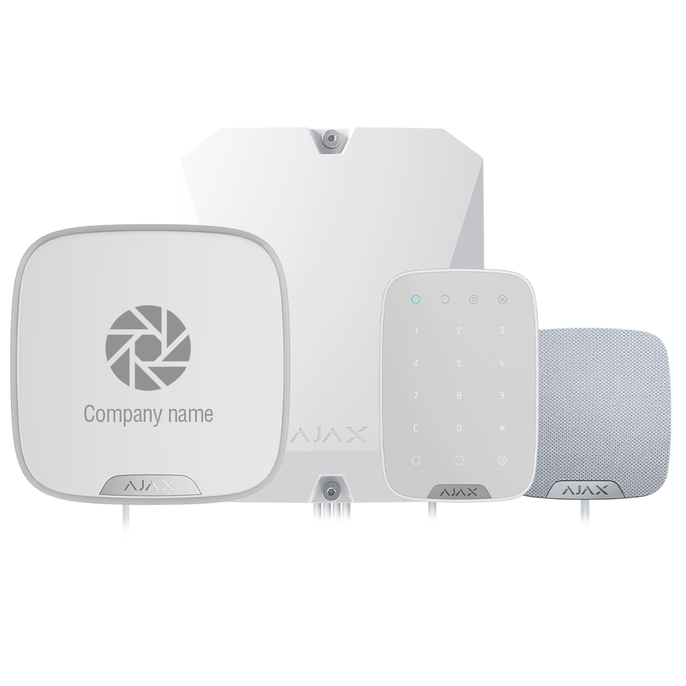 FIBRA-KIT2-PRO-4G-W - Kit de alarma profesional - Certificado Grado 3 - Comunicación Ethernet...