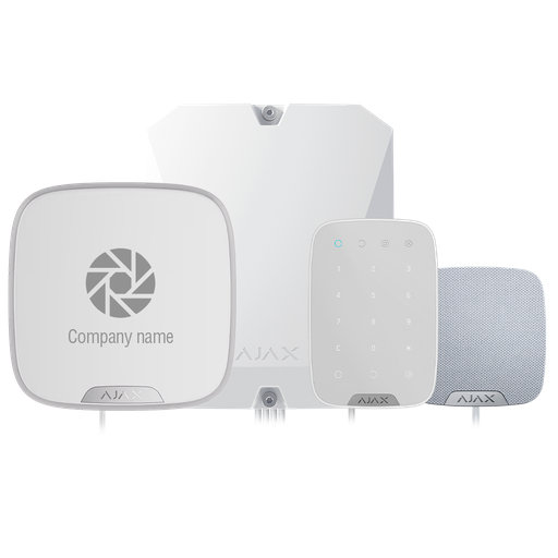 [FIBRA-KIT2-PRO-4G-W] FIBRA-KIT2-PRO-4G-W - Kit de alarma profesional - Certificado Grado 3 - Comunicación Ethernet...