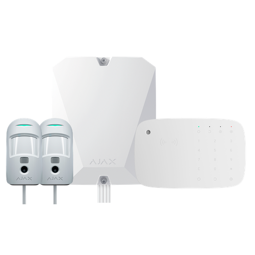 [FIBRA-KIT5-PRO-2G-W] FIBRA-KIT5-PRO-2G-W - Kit de alarma profesional - Certificado Grado 2 - Comunicación Ethernet...