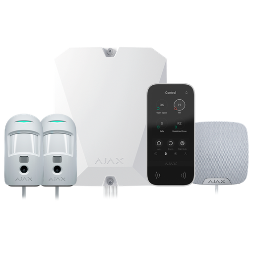[FIBRA-KIT6-PRO-4G-W] FIBRA-KIT6-PRO-4G-W - Kit de alarma profesional - Certificado Grado 2 - Comunicación Ethernet...