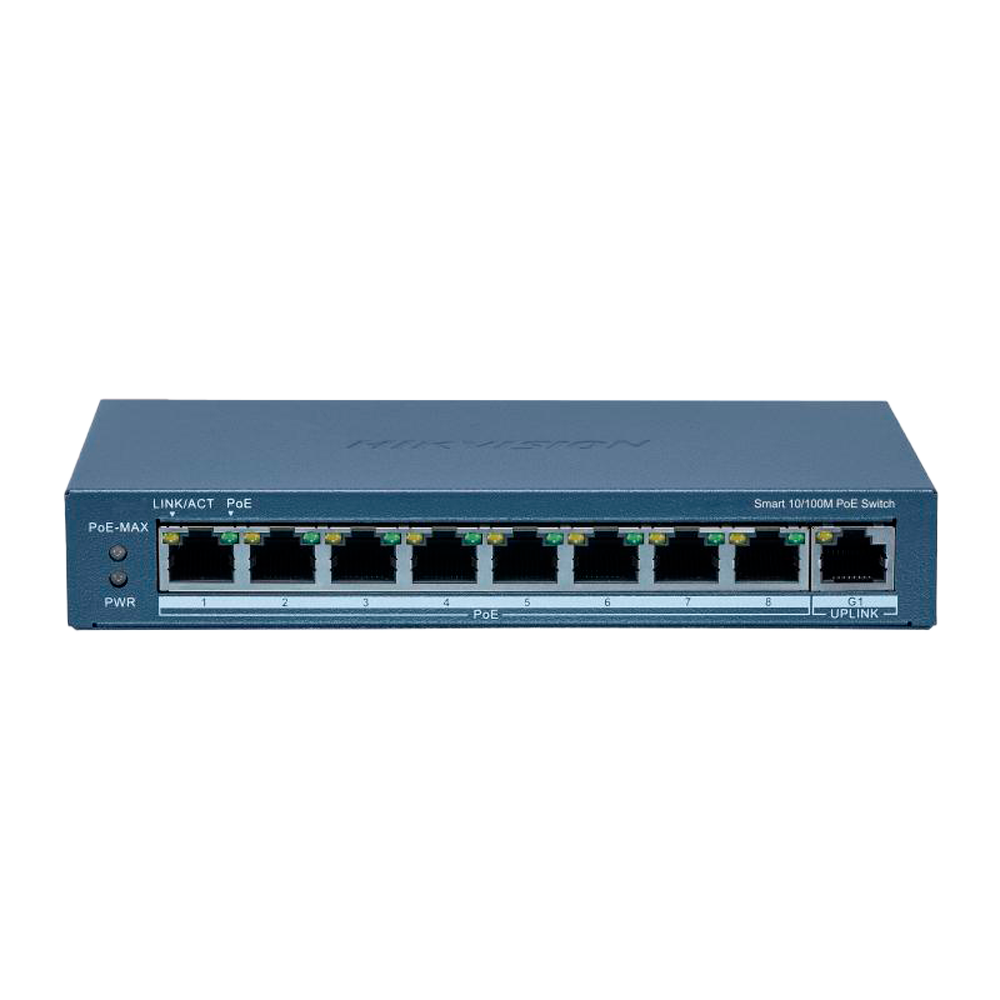 Hikvision DS-3E1309P-EI(B) - Switch 8p PoE gestionable