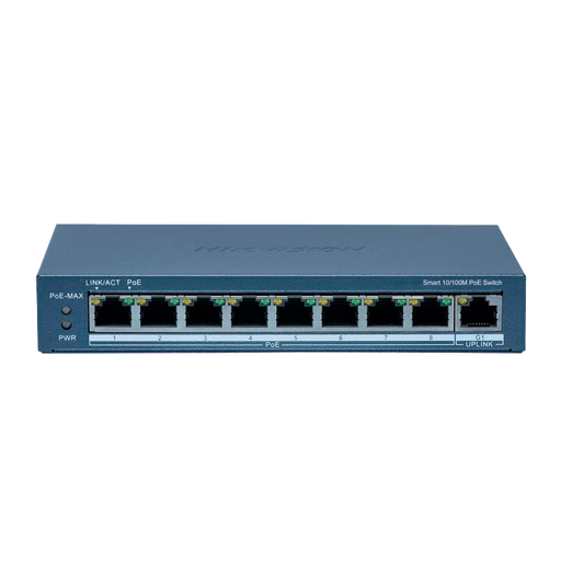 [DS-3E1309P-EI(B)] Hikvision DS-3E1309P-EI(B) - Switch 8p PoE gestionable