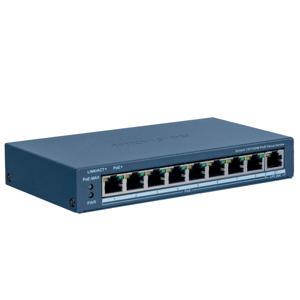 Hikvision DS-3E1309P-EI/M - Switch 8p PoE gestionable