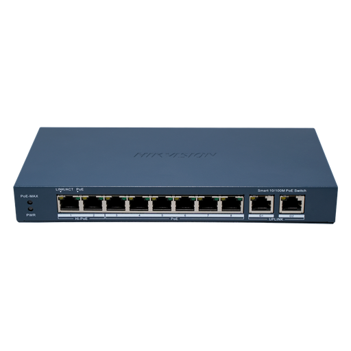 [DS-3E1310HP-EI(B)] Hikvision DS-3E1310HP-EI(B) - Switch 8p PoE gestionable