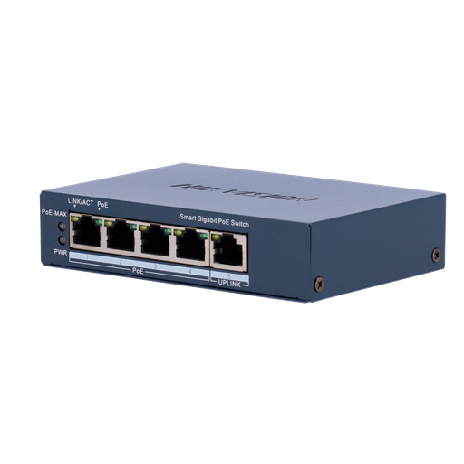 [DS-3E1505P-EI] Hikvision DS-3E1505P-EI - Switch 4p PoE gestionable