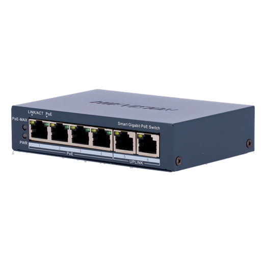 [DS-3E1506P-EI] Hikvision DS-3E1506P-EI - Switch 4p PoE gestionable