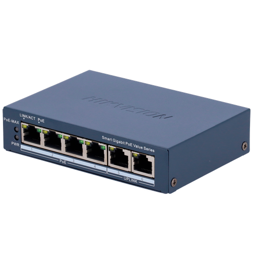 [DS-3E1506P-EI/M] Hikvision DS-3E1506P-EI/M - Switch 4p PoE gestionable