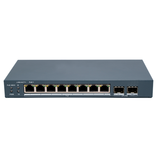 [DS-3E1510P-EI/M-8P2F] Hikvision DS-3E1510P-EI/M-8P2F - Switch 8p PoE gestionable