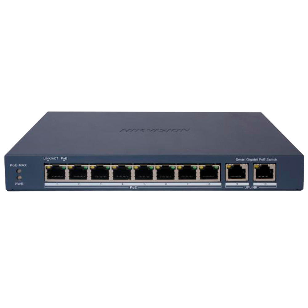 Hikvision DS-3E1510P-EIV2 - Switch 8p PoE gestionable