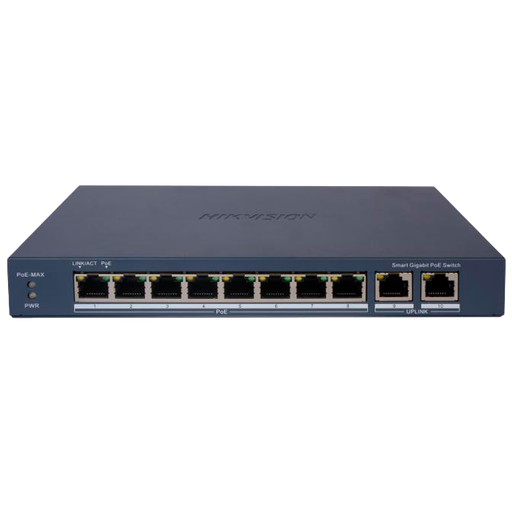[DS-3E1510P-EIV2] Hikvision DS-3E1510P-EIV2 - Switch 8p PoE gestionable