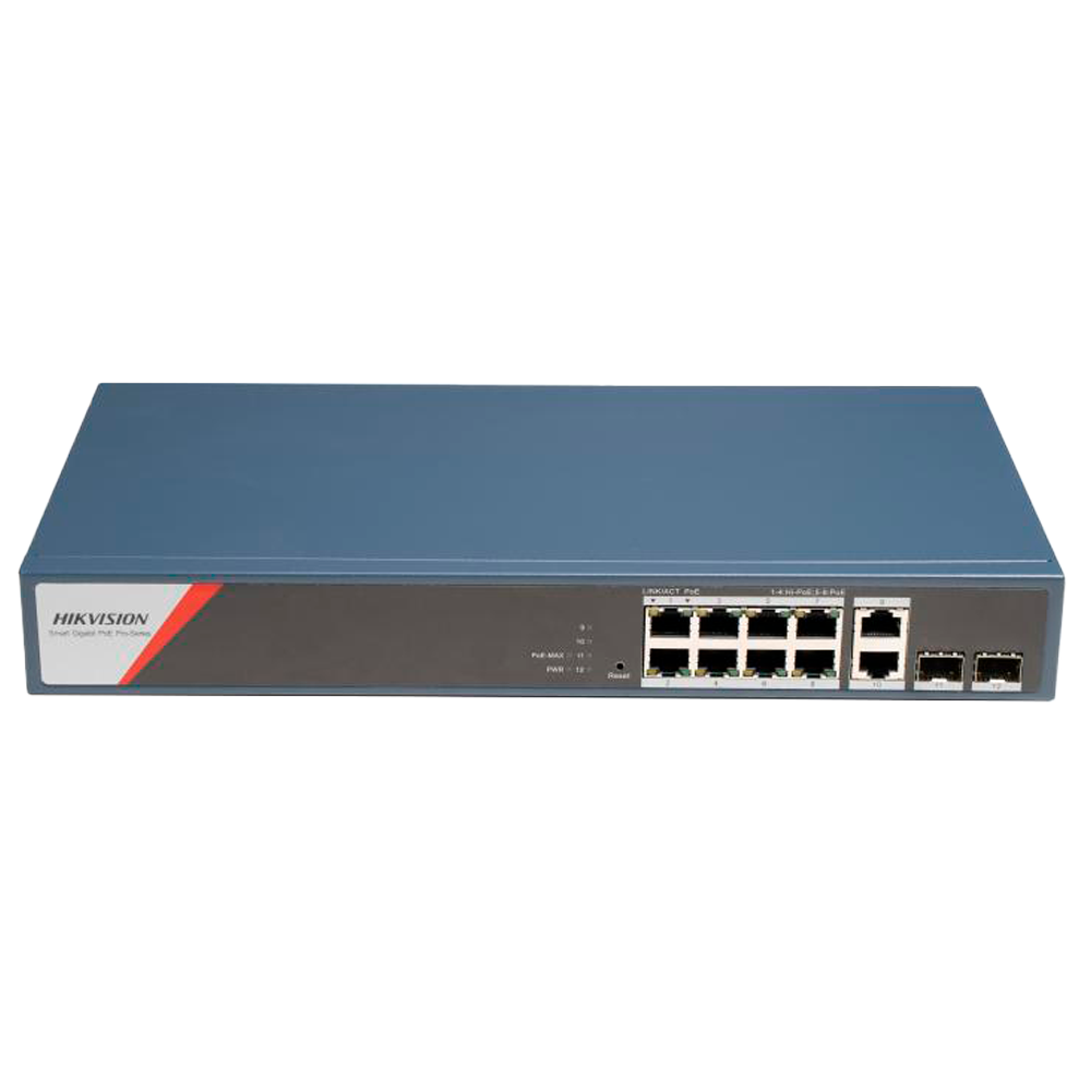 Hikvision DS-3E1512HP-SI-8P2T2F - Switch 8p