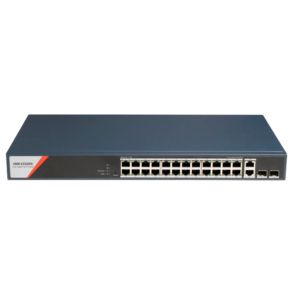 Hikvision DS-3E1528HP-SI-24P2T2F - Switch 24p