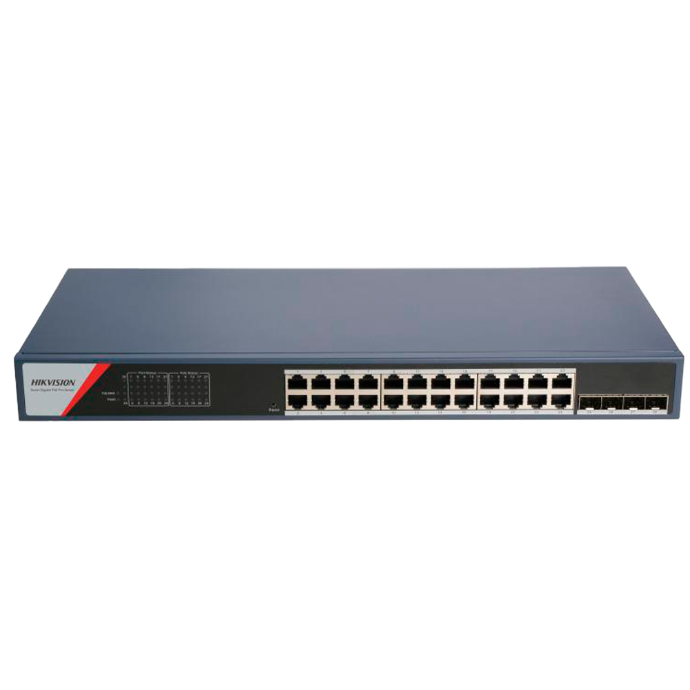 Hikvision DS-3E1528P-SI-24P4F - Switch 24p