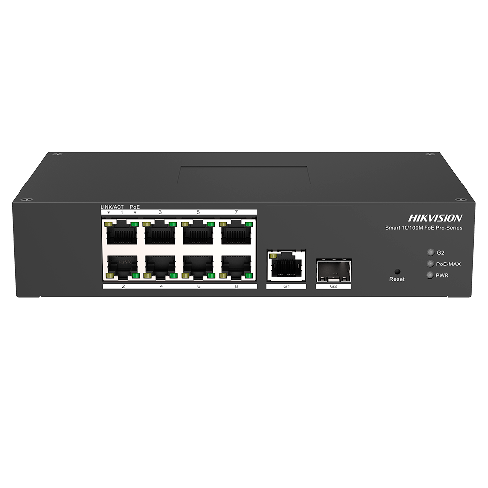 Hikvision DS-3T1310P-SI/HS - Switch 8p PoE