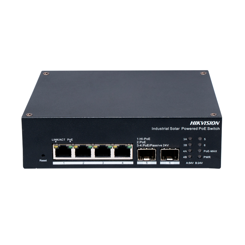 Hikvision DS-3T1506HP-EI-UPS - Switch 4p PoE