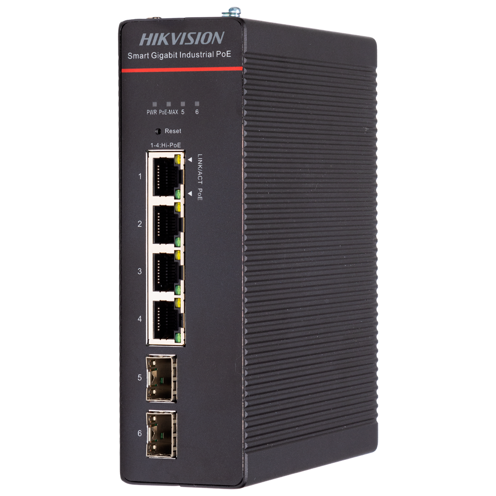 Hikvision DS-3T1506HP-SI-4P2F - Switch 4p PoE