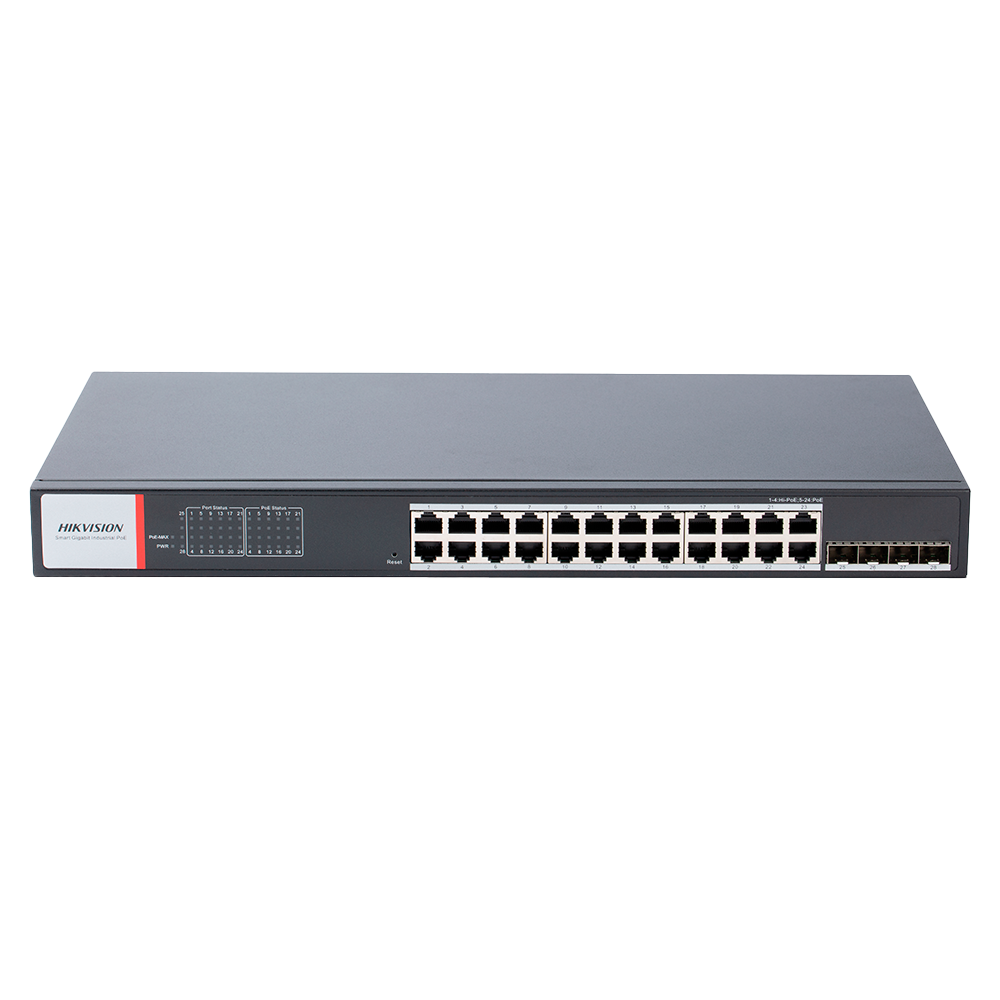 Hikvision DS-3T1528HP-SI-24P4F - Switch 24p