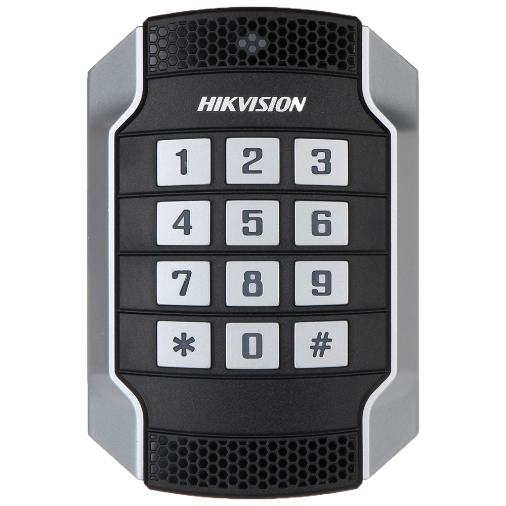 DS-K1104MK - Lector de acceso - Acceso por tarjeta MF y PIN - Indicador LED y acústico -...