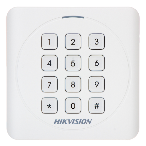 [DS-K1801EK] DS-K1801EK - Lector de acceso - Acceso por tarjeta EM y PIN - Indicador LED y acústico -...