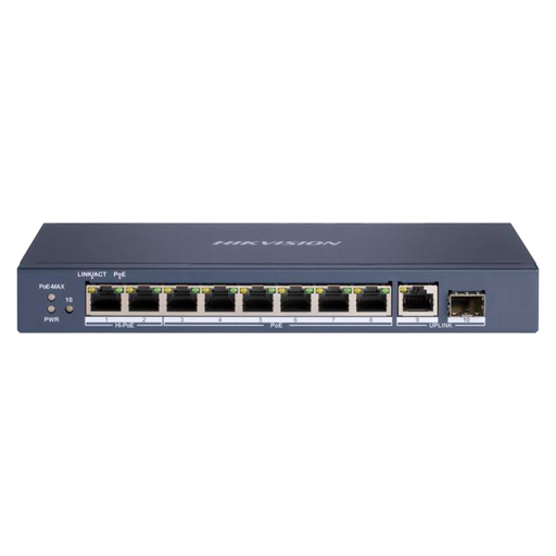 [DS-3E0510HP-E] Hikvision DS-3E0510HP-E - Switch 8p PoE