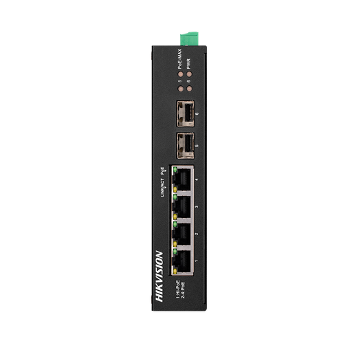 [DS-3T0506HP-E/HS] Hikvision DS-3T0506HP-E/HS - Switch 4p