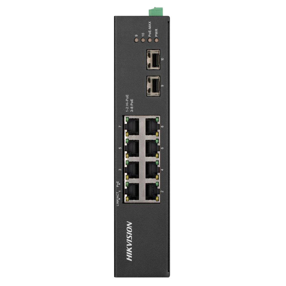 Hikvision DS-3T0510HP-E/HS - Switch 8p gestionable