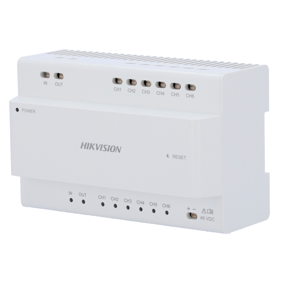 DS-KAD7060EY-S - Distribuidor para edificios - 2 hilos HD - 6 grupos de 2 hilos HD - Conecta...