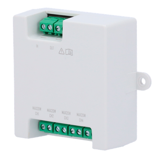 [DS-KAD7061EY] DS-KAD7061EY - Distribuidor para edificios - 4 grupos de 2 hilos HD - Alimenta hasta 4...
