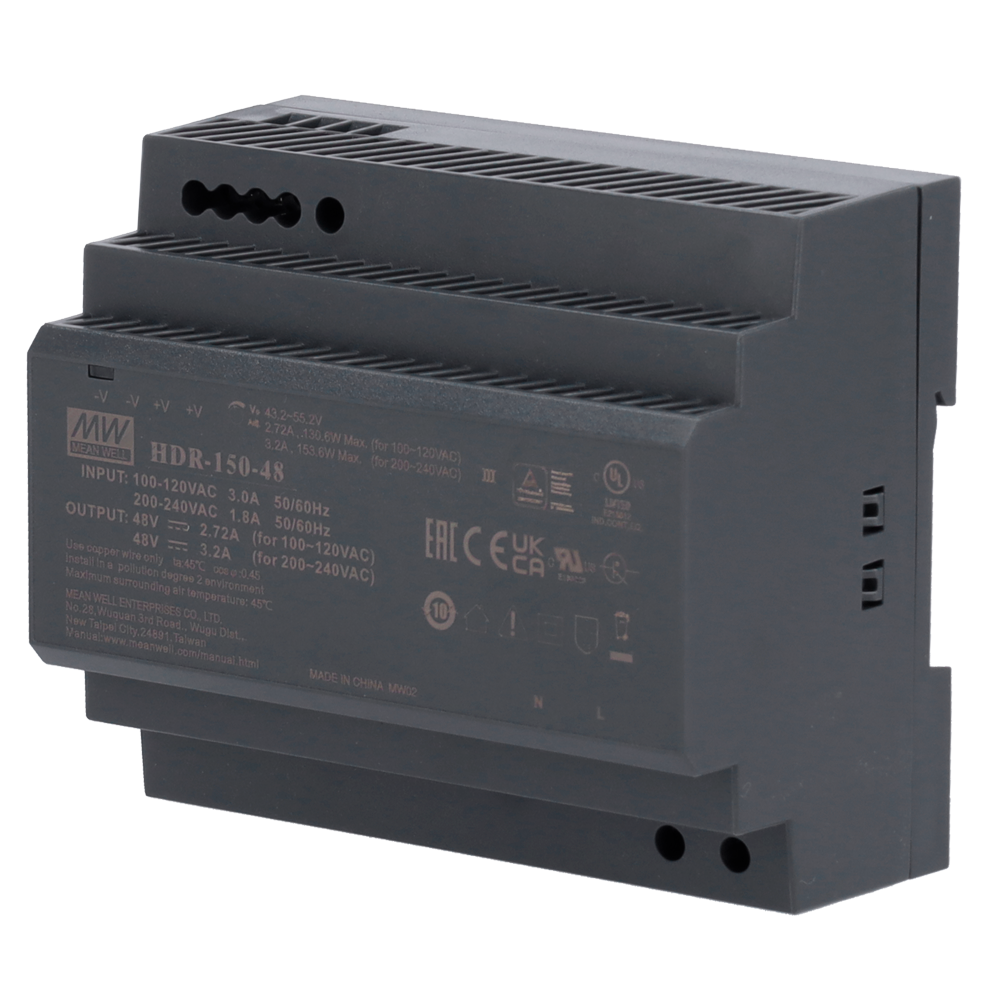 DS-KAW150-4N - Fuente de alimentación - Salida DC 48 V / 3.2 A / 150 W - 2 salidas - 178 (An)...
