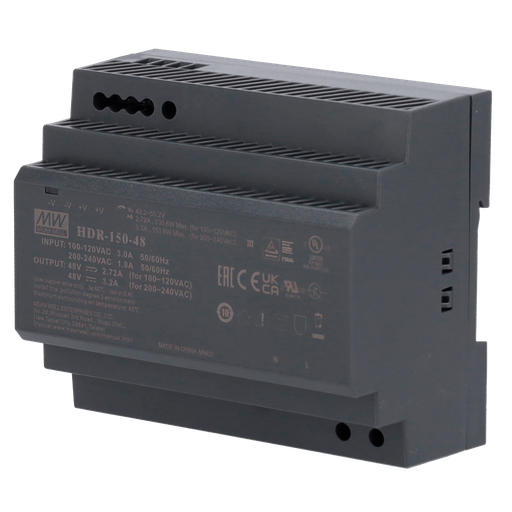 [DS-KAW150-4N] DS-KAW150-4N - Fuente de alimentación - Salida DC 48 V / 3.2 A / 150 W - 2 salidas - 178 (An)...