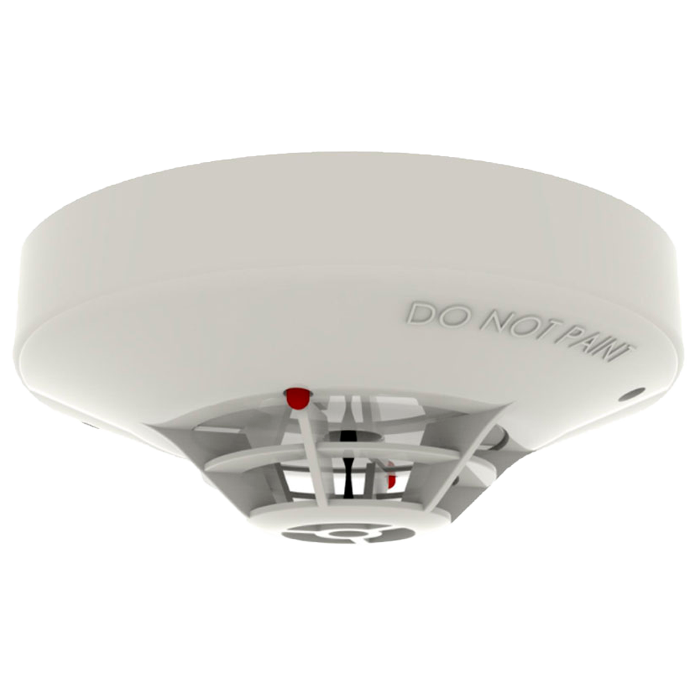 DFJ-AE3(WHT) - Detector térmico convencional fijo 60 grad - LED gemelos permiten una...