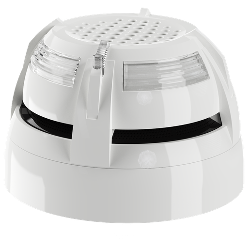 [EK-WL8-OV] EK-WL8-OV - Detector de humo óptico 3-en-1 - Con anunciador de voz integrado - Con dispositivo...