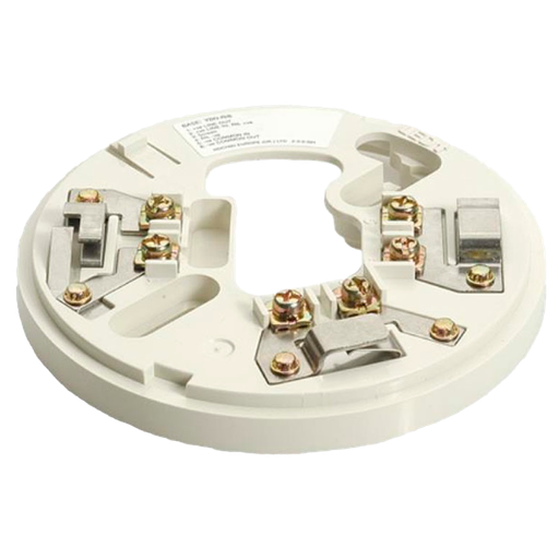 [YBN-R/6(WHT)] YBN-R/6(WHT) - Base de montaje convencional - blanco - Contactos de acero inoxidable - Acepta...