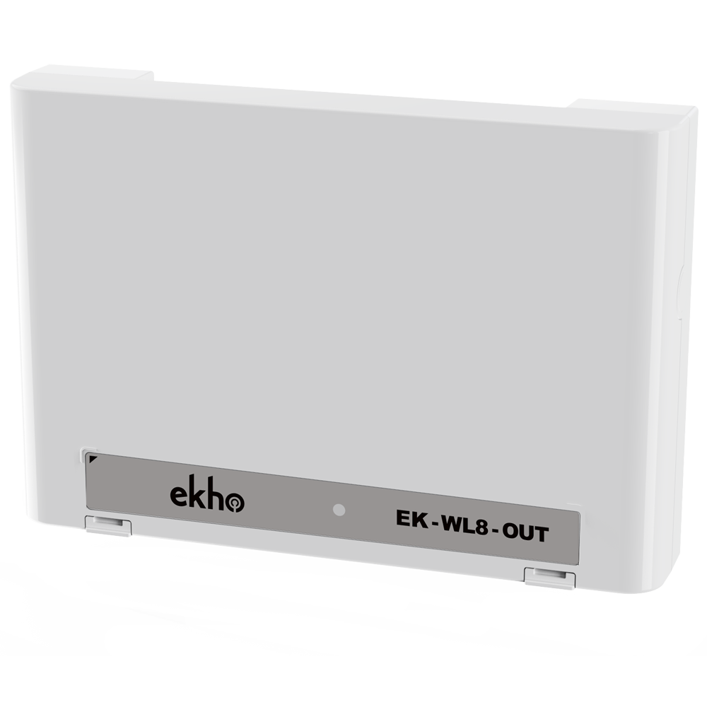 EK-WL8-OUT - Modulo vía radio con 1 salida supervisada - Amplitud/frecuencia con optimización...