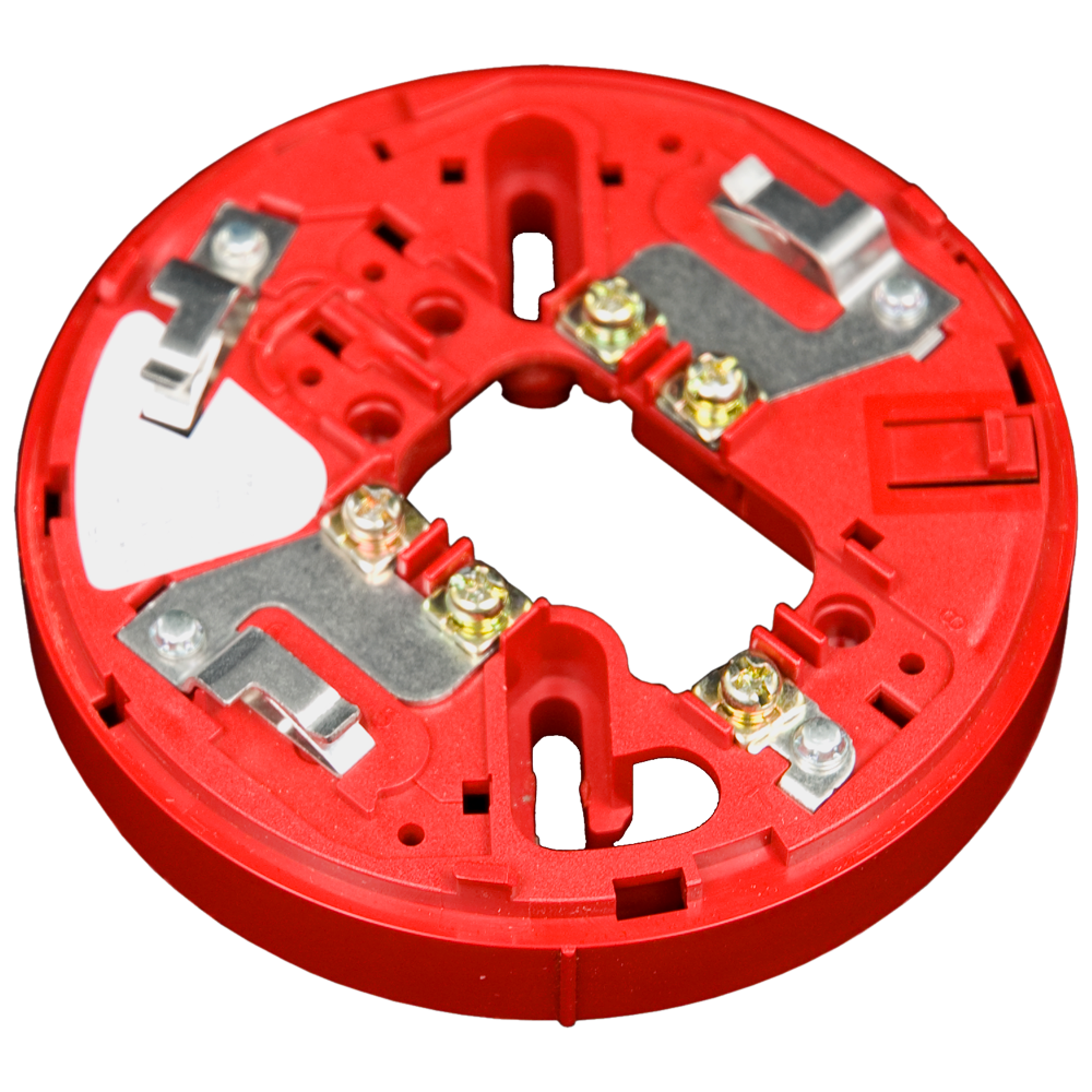 YBO-R/3(RED) - Base de montaje de sirena de pared inteligente - Contactos de acero inoxidable...