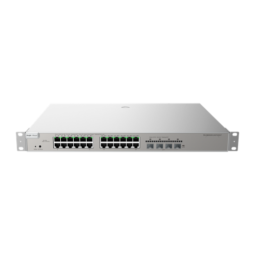 [RG-NBS5200-24GT4XS-P] RG-NBS5200-24GT4XS-P - Switch PoE Cloud Capa 3 - 24 puertos PoE RJ45 Gigabit + 4 SFP+ 10Gb -...