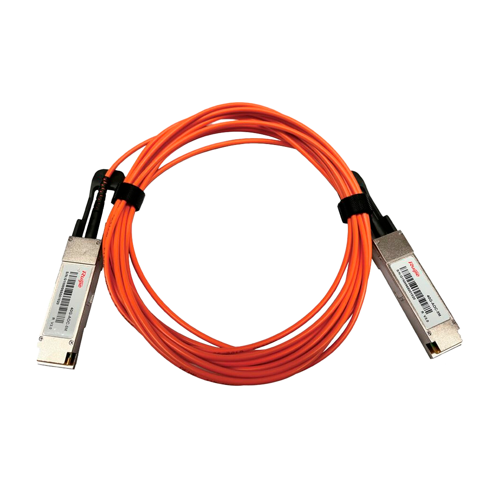RG-40G-AOC-5M - Accesorio - Cable de conexión directa QSFP+ - Velocidad 40Gbps - Modulos QSFP+...