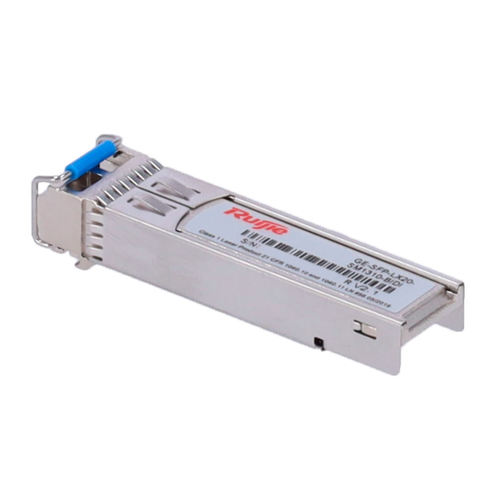 RG-GE-SFP-LX20-SM1310-BIDI - Módulo transceptor SFP - BIDI Transmisión 1310nm / Recepción...