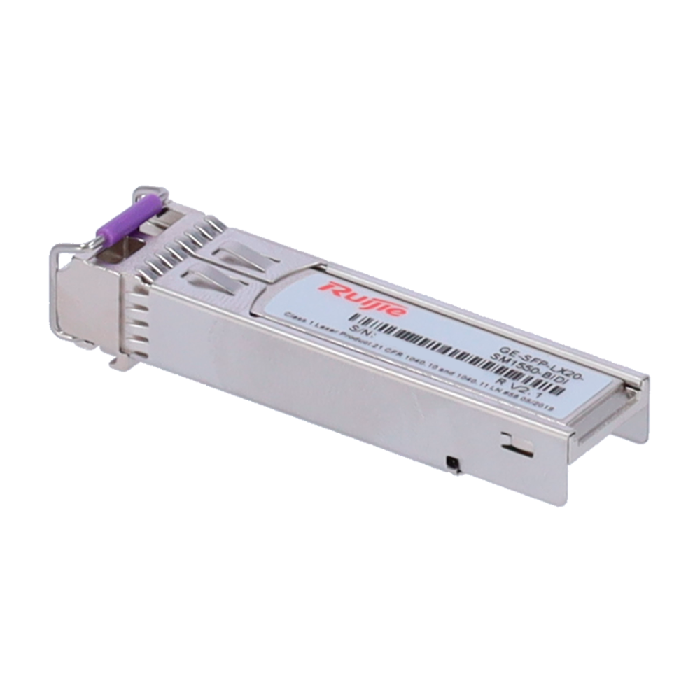 RG-GE-SFP-LX20-SM1550-BIDI - Módulo transceptor SFP - BIDI Transmisión 1550nm / Recepción...
