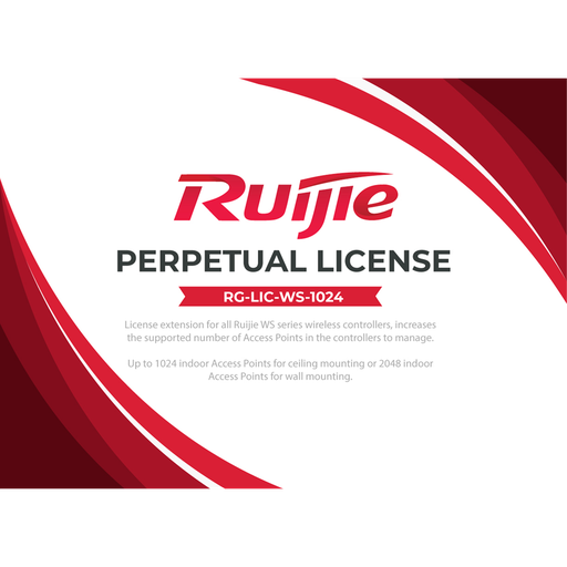 [RG-LIC-WS-1024] RG-LIC-WS-1024 - Licencias para controladora serie WS - Incrementa el número de APs...