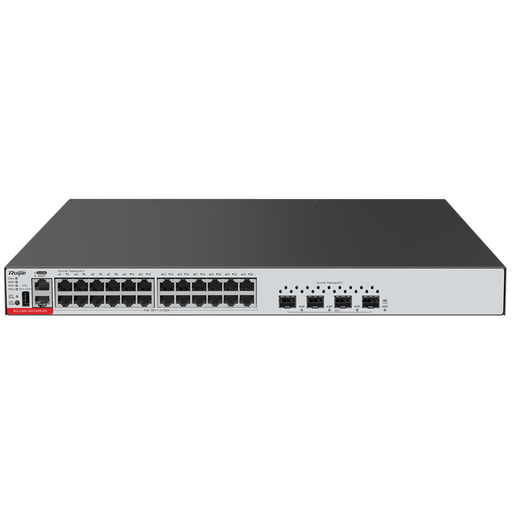 [RG-CS83-24GT4XS] RG-CS83-24GT4XS - Switch Cloud Gestionable L3 - 24 puertos RJ45 + 4 puertos SFP+ - 24 Puertos...