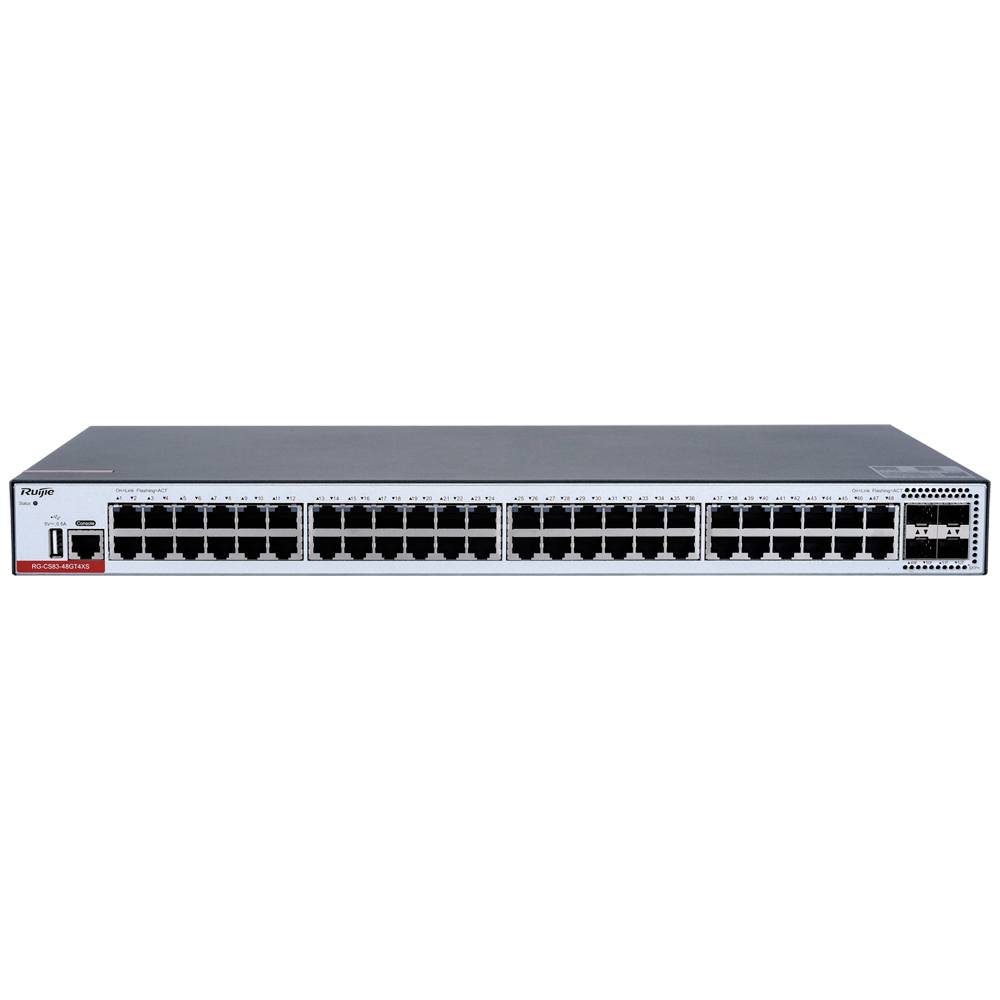 RG-CS83-48GT4XS - Switch Cloud Gestionable L3 - 48 puertos RJ45 + 4 puertos SFP+ - 48 Puertos...