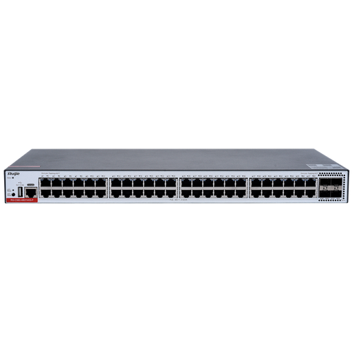 [RG-CS83-48GT4XS-P] RG-CS83-48GT4XS-P - Switch Cloud Gestionable L3 - 48 puertos PoE RJ45 + 4 puertos SFP+ - 48...