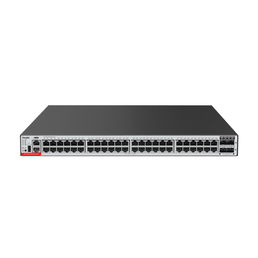 [RG-CS83-48GT4XS-PD] RG-CS83-48GT4XS-PD - Switch Cloud Gestionable L3 - 48 puertos PoE RJ45 + 4 puertos SFP+ - 48...