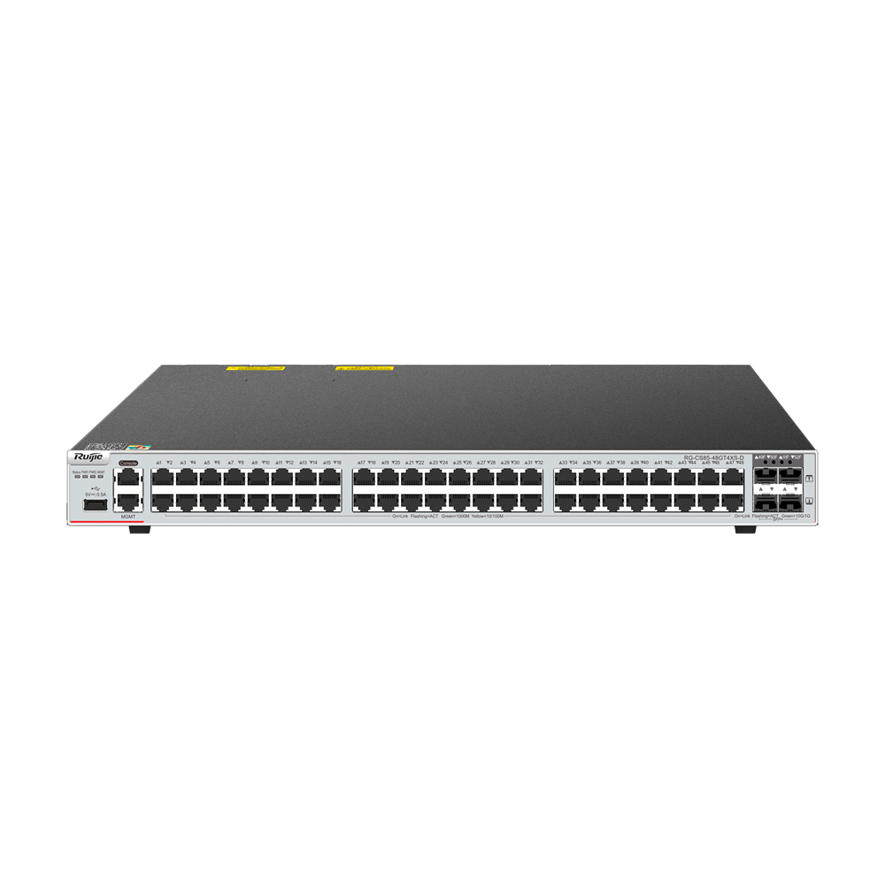 RG-CS85-48GT4XS-D - Switch Cloud Gestionable L3 - 48 puertos RJ45 + 4 puertos SFP+ - 48...